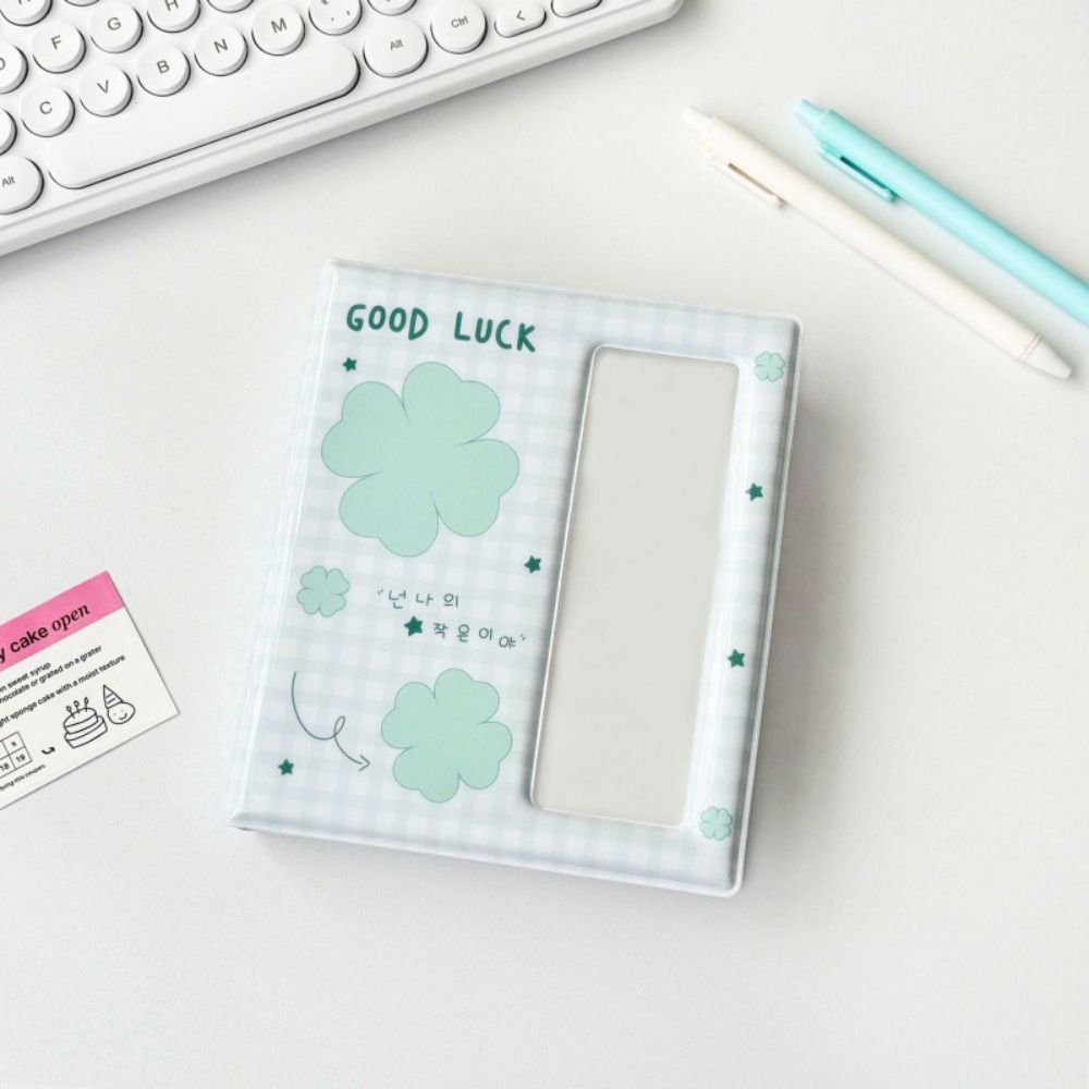 64 кармана держатель для фотоальбома милый мультфильм маленькая карточка коллекционная книга 4 непрерывных альбома письма