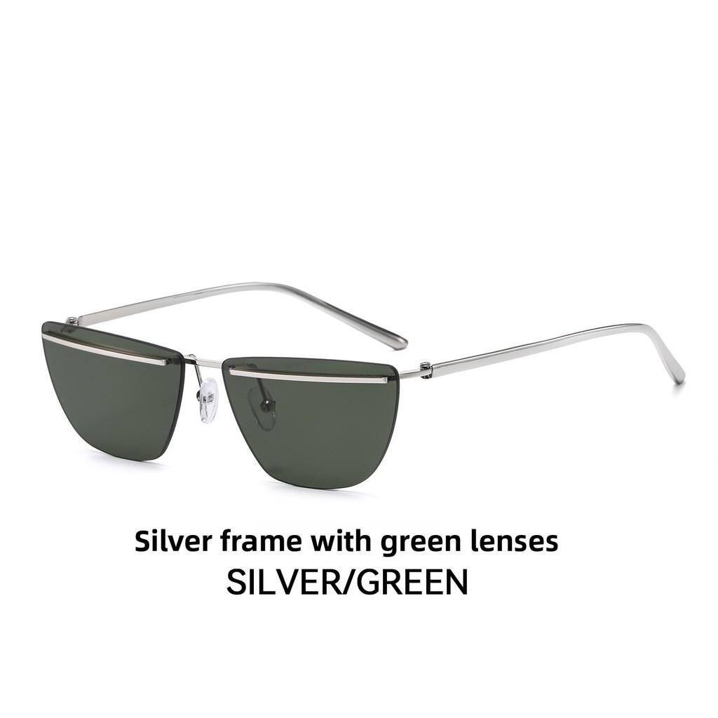 Квадратные металлические солнцезащитные очки Unisex Uv400 с линзами для моды и путешествий