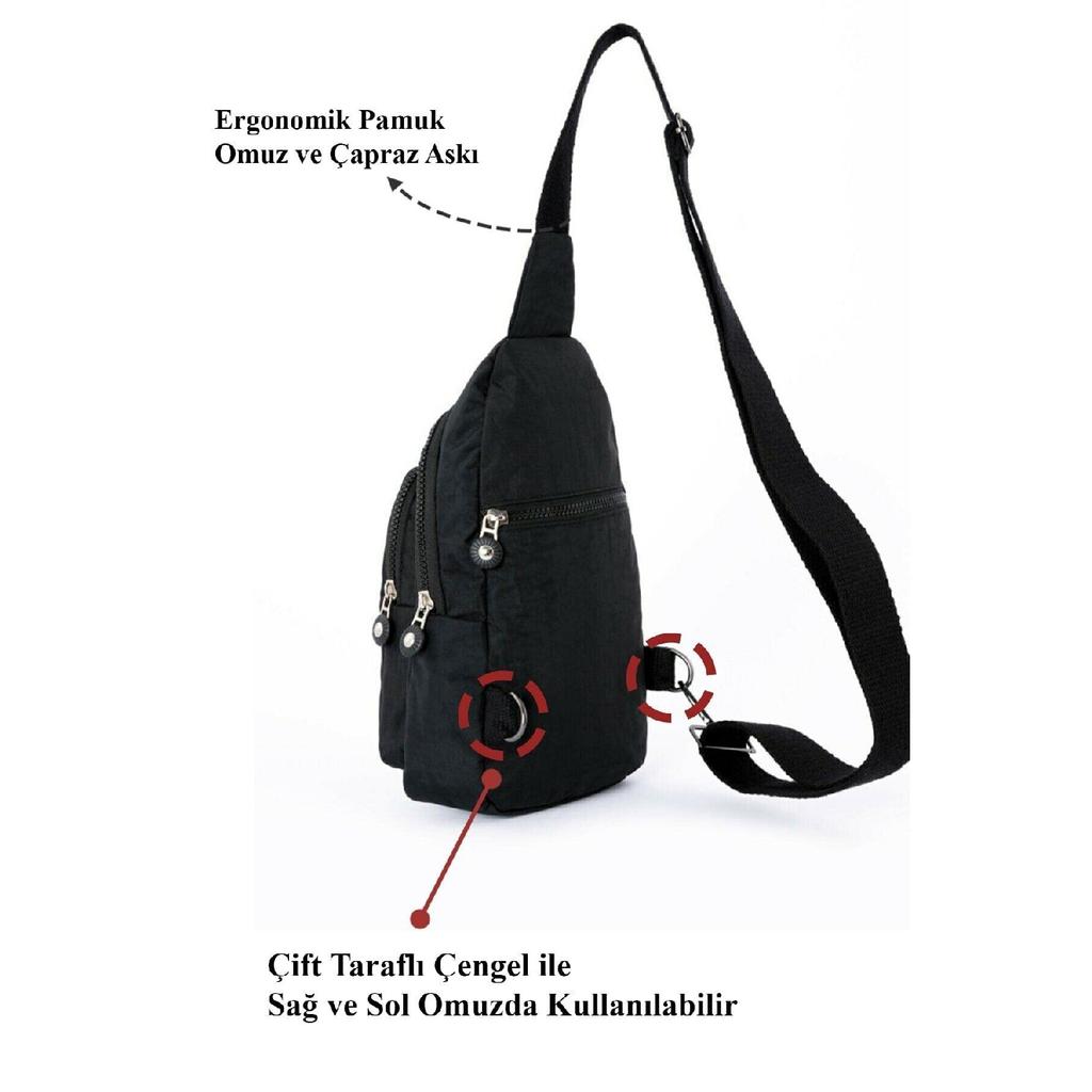 Сумка унисекс из мятой ткани на пояс и через плечо, нагрудная сумка для путешествий, повседневная сумка