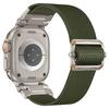 Спортивный нейлоновый ремешок для Apple Watch Ultra 2 49 мм 45 мм 46 мм 44 мм Роскошный металлический браслет для IWatch Series 10 9 8 7 SE 6 5 Мягкий ремешок