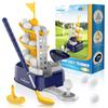 EagleStone Golf Toy Children Golf Set Indoor Game Golf Practice Outdoor Sports Toy 15 Balls Mini Golf Trainer Parent and Child Home Use Family Sports
