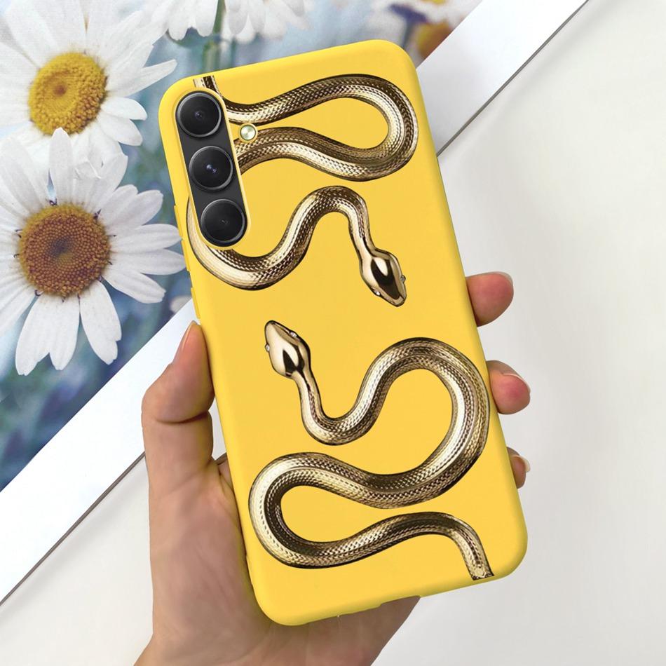 Чехол для телефона Samsung Galaxy A55 Samsung A55 5G SM-A556B Модный узор Луна Мягкая силиконовая задняя крышка