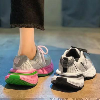 Обувь для женщин Повседневные кроссовки на платформе Кроссовки Fling Basket Lace-Up Casual Chunky Shoes Zapatos De Mujer