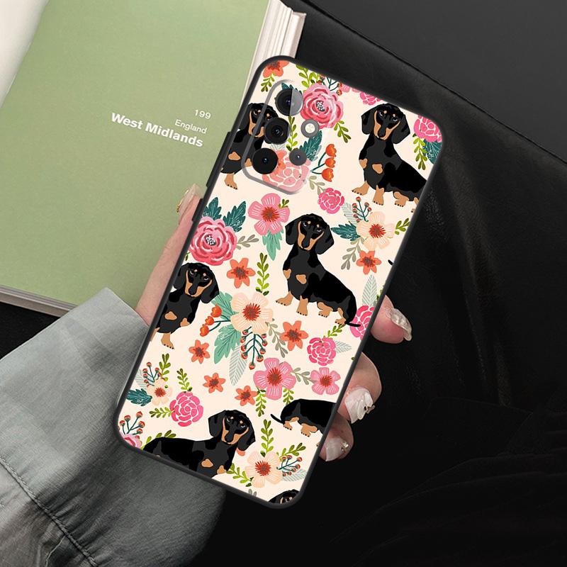 Sausage Dog Love For Samsung Galaxy A05 A06 A36 A26 A16 A54 A34 A14 A22 A32 A52 A55 A35 A15 A53 A13 A56 Case
