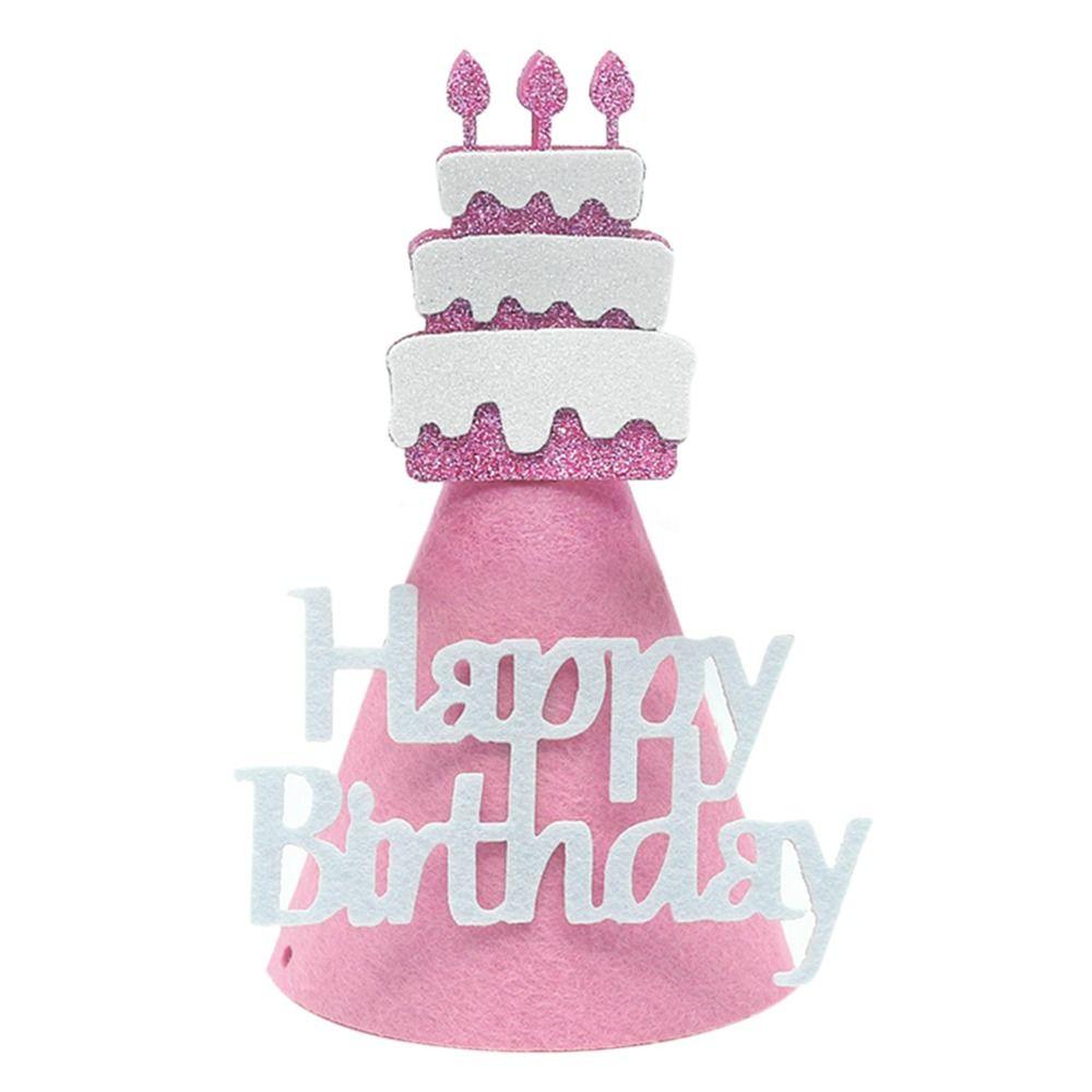 Украшение для торта, головные уборы с днем рождения, милые вечерние шапки с короной на день рождения, аксессуары для вечеринок