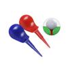 50Pcs Plastic Anti-Slice Golf Tees Chair Shaped Tees 80mm Golf Tees Plastic Figure Ball Nails Ball Position Marker
