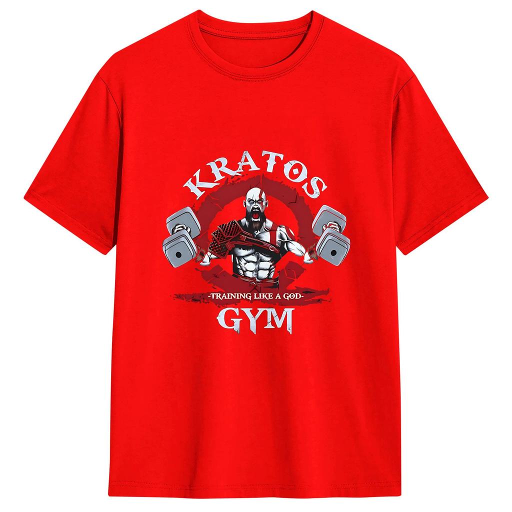 Harajuku Tshirt Beach God Of War Kratos Popular T Shirts Cotton Tshirt For Unisexs Awesome Pattern Short Sleeve Tees