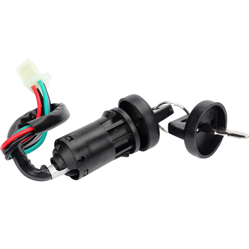 Ignition Key Switch with Cap for 50cc 70cc 90cc 110cc 125cc 150cc 200cc 250cc TaoTao SUNL ATV Dirt Bike Electric Scooter