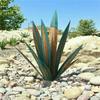 New DIY Metal Art Tequila Rustic Sculpture 9 leaves Garden Yard Sculpture Home Decor