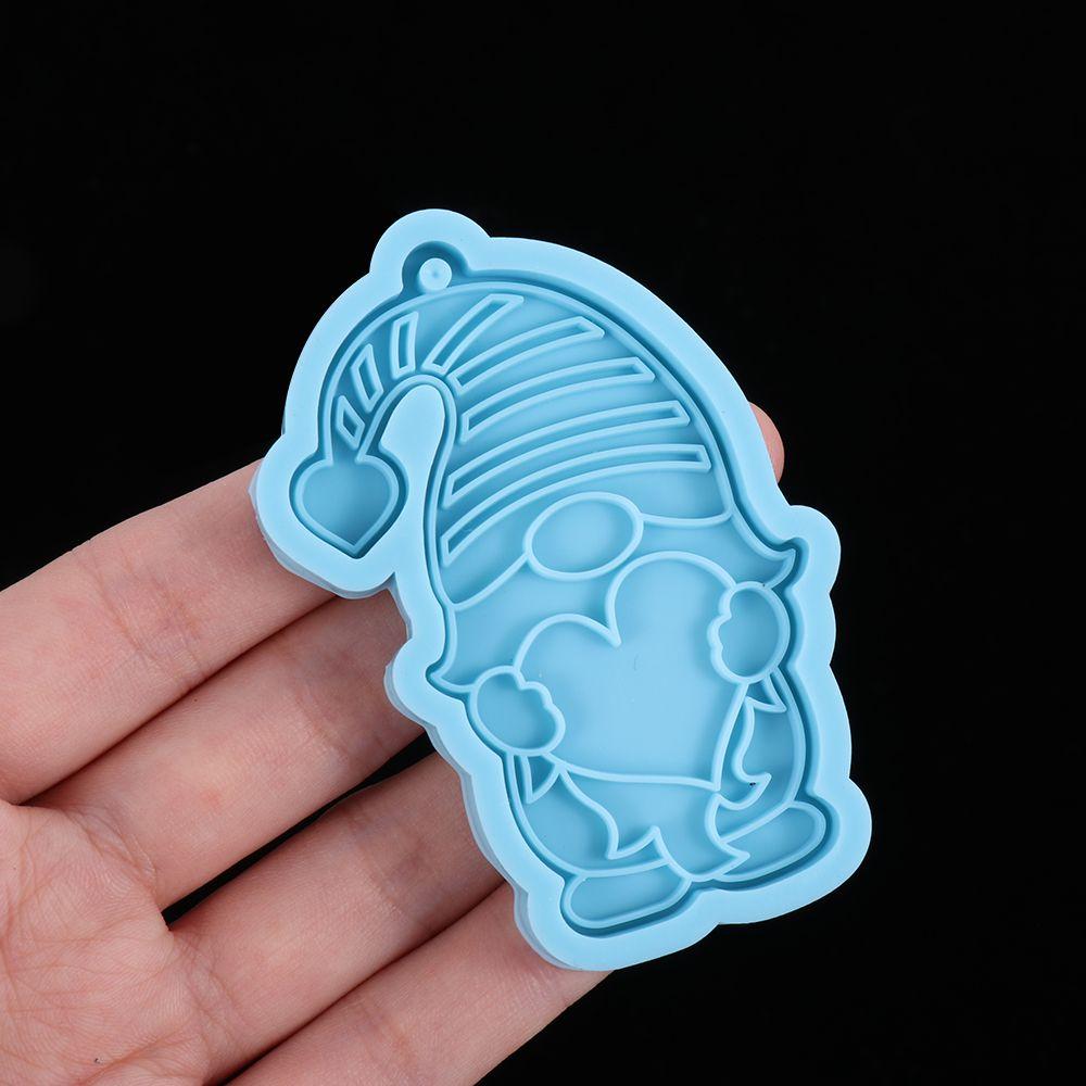 Christmas Cake Tools Jewelry Making Tool Garden Elves Mold Christmas Keychain Molds Silicone Moulds