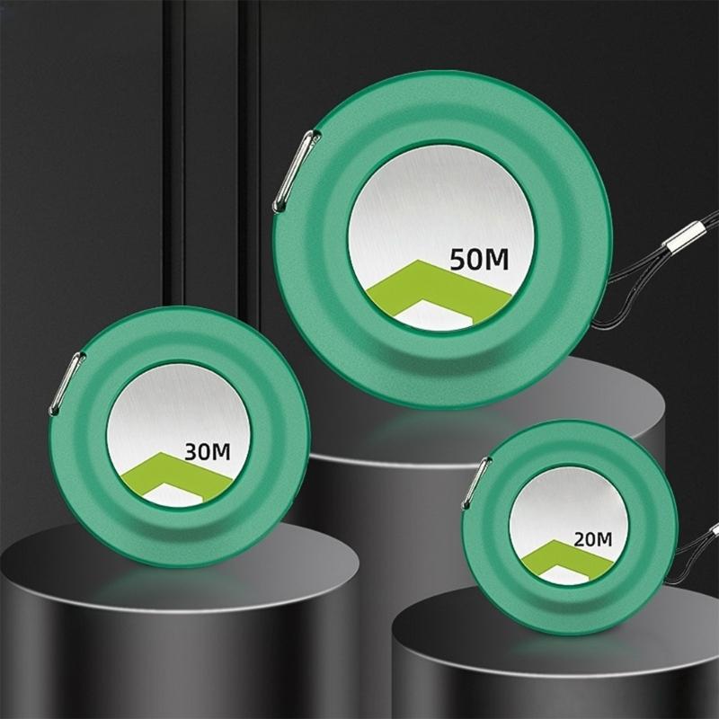 Инженерный рулетка сматывающаяся 20/30/50 метров Прочное стальное лезвие Прочный корпус из АБС-пластика для стройплощадки