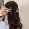 2Pcs Small Cute Letter Hair Clips For Women Girls Mini Clamps Hair Claw Clip Barrettes Crab Korean Hair Accessories