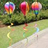 Sequin Wind Spinner Funny Rotating Stylish Spiral Balloon Windmill Ornament for Decoration