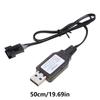 SM4P Plug Lithium Battery Charger 2 Group 3.7V Charging Cable Cord for DE36W DE65 HM202 EC08 EC16 Car Black
