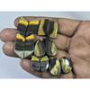 15-25 MM Natural Bumble Bee Jasper Pair Fancy Cabochon Gemstone 6 Pair Lot C-745