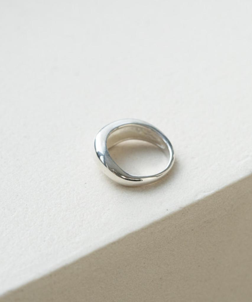 Alleun Silver 925 Gomaru Bold Thumb Silver Rings Couple
