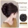 Ladies' Elegant Heat-resistant Synthetic Fiber Hair Clip Style Ponytail - Suitable for Natural Simulation and Firm Fixation Headwear for Weddings
