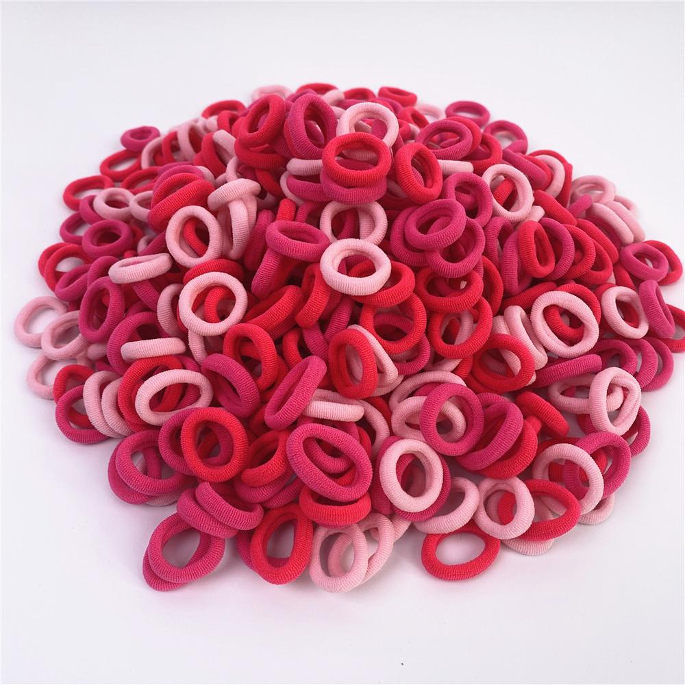 50/100Pcs Hair Bands for Children Colorful Nylon Scrunchie Hair Ties Rubber Band Kids Elastic Hair Leagues Girl Accessories