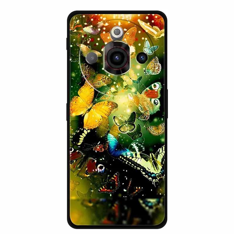 Чехол для ZTE Nubia Focus Pro 5G Мягкий бампер для Nubia Focus Pro Черные силиконовые чехлы для телефона Nubia Focus Pro 5G Защитный чехол