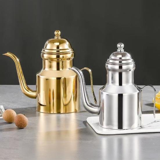 Диспенсер для масла из нержавеющей стали, герметичная бутылка для масла без капель для оливкового масла, уксуса, кухонный контейнер для хранения масла