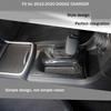 Crosselec Отделка панели центральной консоли из углеродного волокна для Dodge Charger 2015+ (черный)