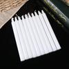 10 Pack Red and White Emergency Candles for Home Power Outage Lighting Long Pole Cylinder Candleless Candlelight Dinner