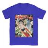 Men T-Shirts Vintage Astro Boy Cover Casual Pure Cotton Tees Short Sleeve  T Shirt O Neck Clothes Plus Size