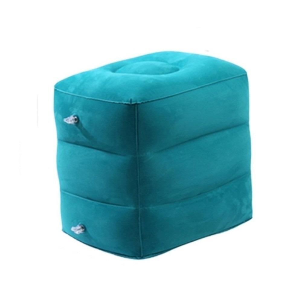 Компактная подставка для ног Inflatable Footrest Удобная Прочная Подушка для ног Портативная Легкая Подушка для сиденья Автомобильное путешествие