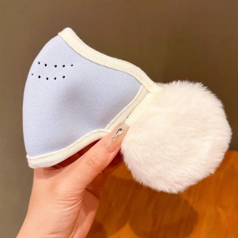 Ветрозащитная зимняя маска-ушанка для девочек — теплая, плотная, защита от езды на велосипеде на открытом воздухе для учеников начальной школы