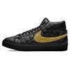 Supreme x Zoom Blazer Mid QS SB Черная змеиная кожа Мужские кроссовки DV5078-001