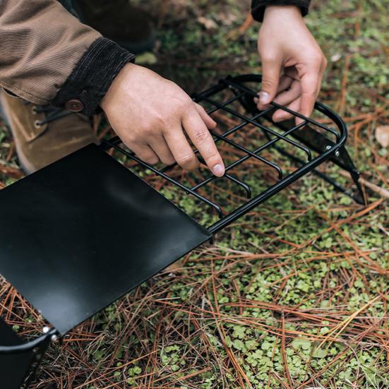 Настольный портативный мини-кронштейн для плиты, регулируемая высота, походный столик, аксессуары для кемпинга, барбекю