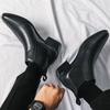 Fashion British Style Men's Brand New Men's Retro  Breathable Short Boots High-quality Men's Comfortable High Top Block Chelsea Boots