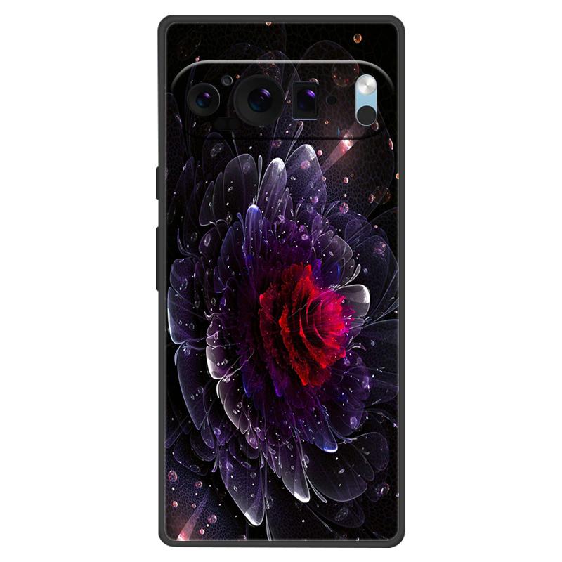For Google Pixel 9 Pro XL Case Cool Painted Silicone TPU Soft Cover For Googe Pixel 9 9 Pro 8A Cases Black Protective Shells
