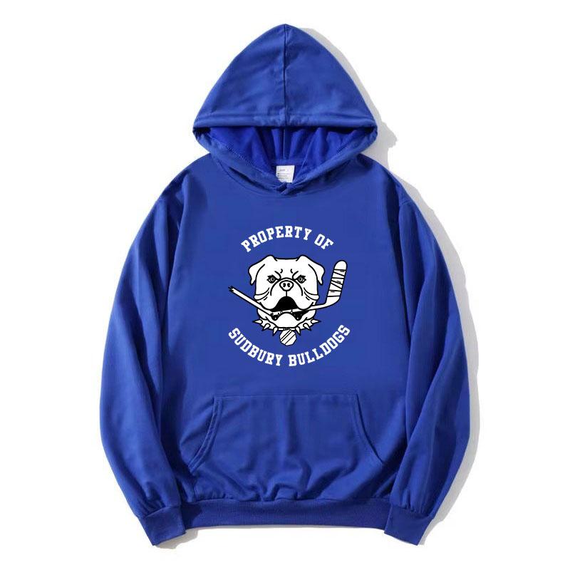 Собственность Sudbury Bulldogs Худи SHORESY 69 Графический Принт Мерч Толстовки с Капюшоном С Длинным Рукавом Мода Женские Мужские Топы