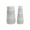 Set De Boites - DKD Home Decor - S3038818 - Carton - Empilables - Beige Et Vert