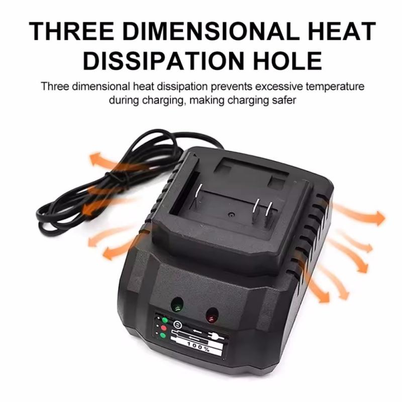Battery Charger Suitable For Makita 18V 21V Li-ion Battery Portable Fast Charger for Makita Battery Replacement EU Plug US Plug