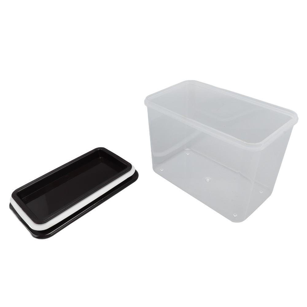 2PCS pp Grain Storage Box Rectangular Cereal Container Durable Sealed Container Home Kitchen