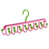 Multi-hook Clothes Rack Multi-functional Wave Hook New Underwear Strap Rotating Hook