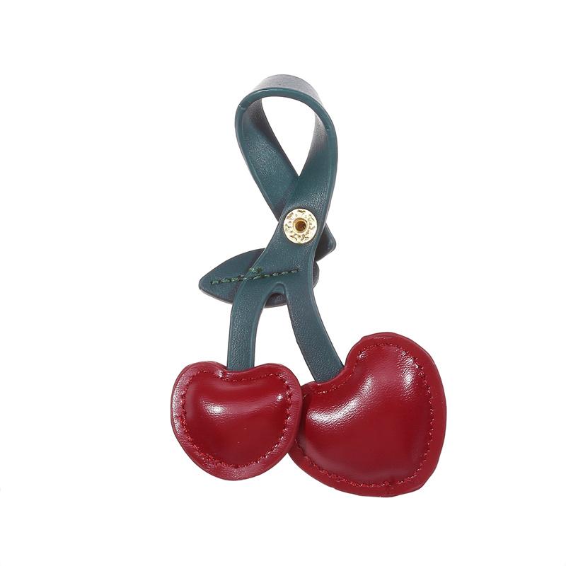 Персиковое сердце вишня брелок украшение DIY ремесло аксессуары любовь вишня кулон ювелирные изделия сумка украшение сумка кулон