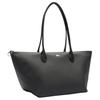 Lacoste Fashionable Versatile PVC Tote Shopping Bag Handbag Shoulder Bag Large Women tote Black NF4826ZP-000