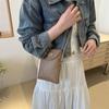 Women's PU Crossbody Bags Adjustable Shoulder Strap New Fashion Woven Shoulder Bags Small Phone Purse and Handbag CLE
