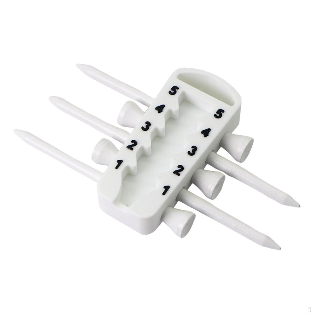 Golf Tee Height Adjustment Tool Measuring Device Training Aid Adjuster Improve Club Accuracy