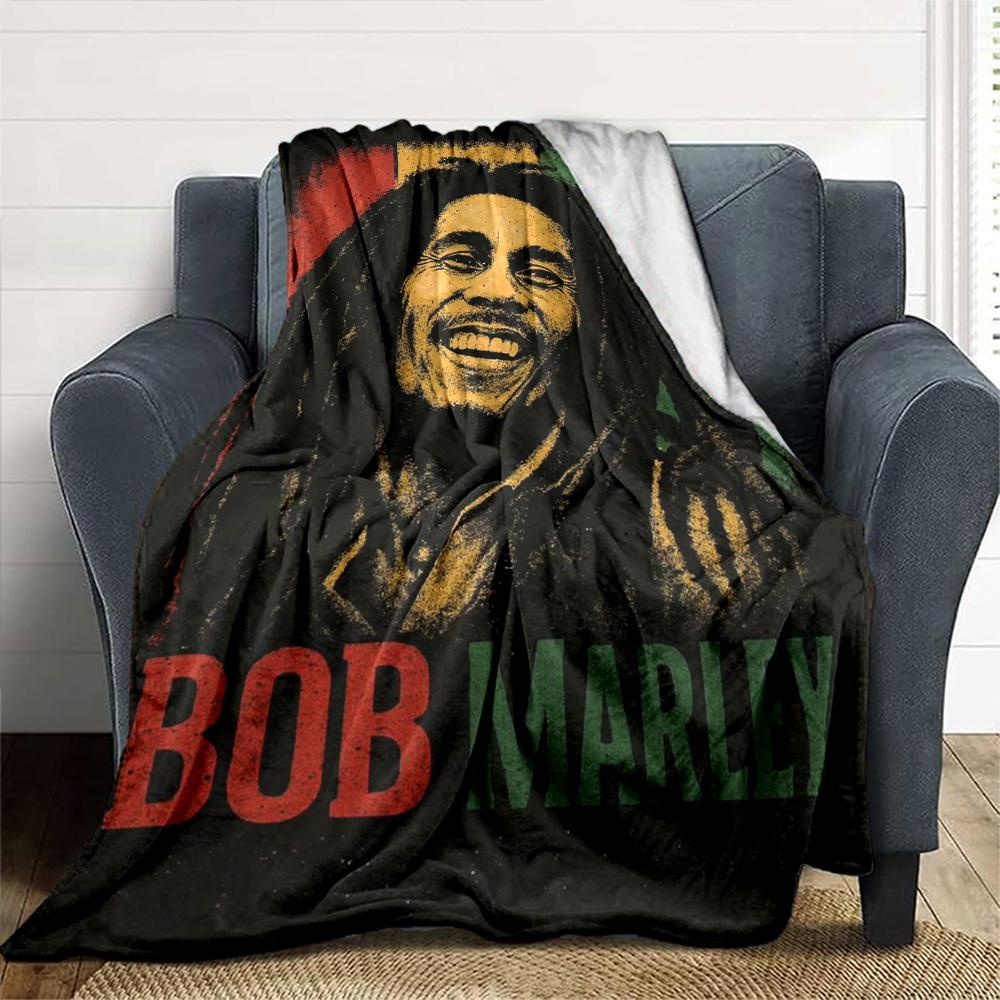 Bob Marley Blanket Durable Comfort Great for Bed Chair Couch for All Occasions Modern Style Gift for Travel Home Birthdays