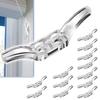 12Pcs Transparent Cord Cleats for Blinds Keep Your Window Blinds And Curtains Tidy Stable Positioning Hooks