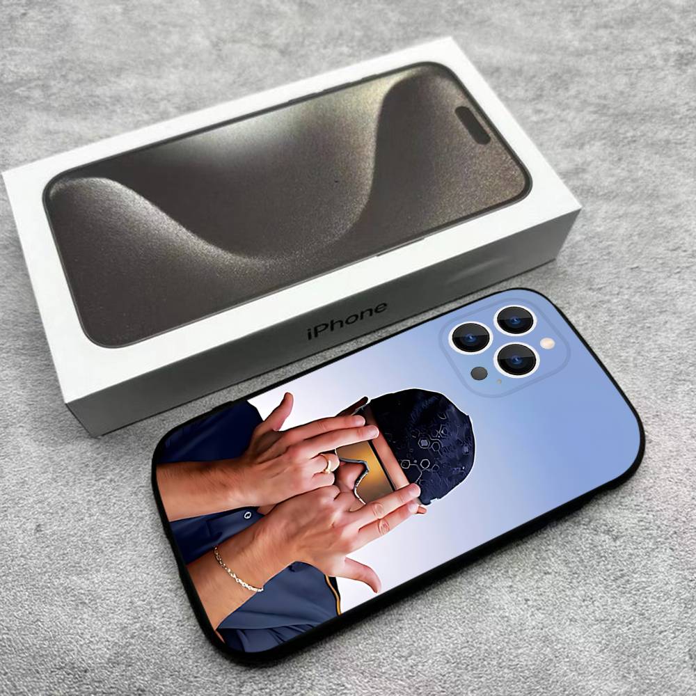 Rapper J-JUL Phone Case For iPhone 17,16,15,14,13,12,Pro,Max,Plus,E,SE4,Air,Mini Black Soft Box