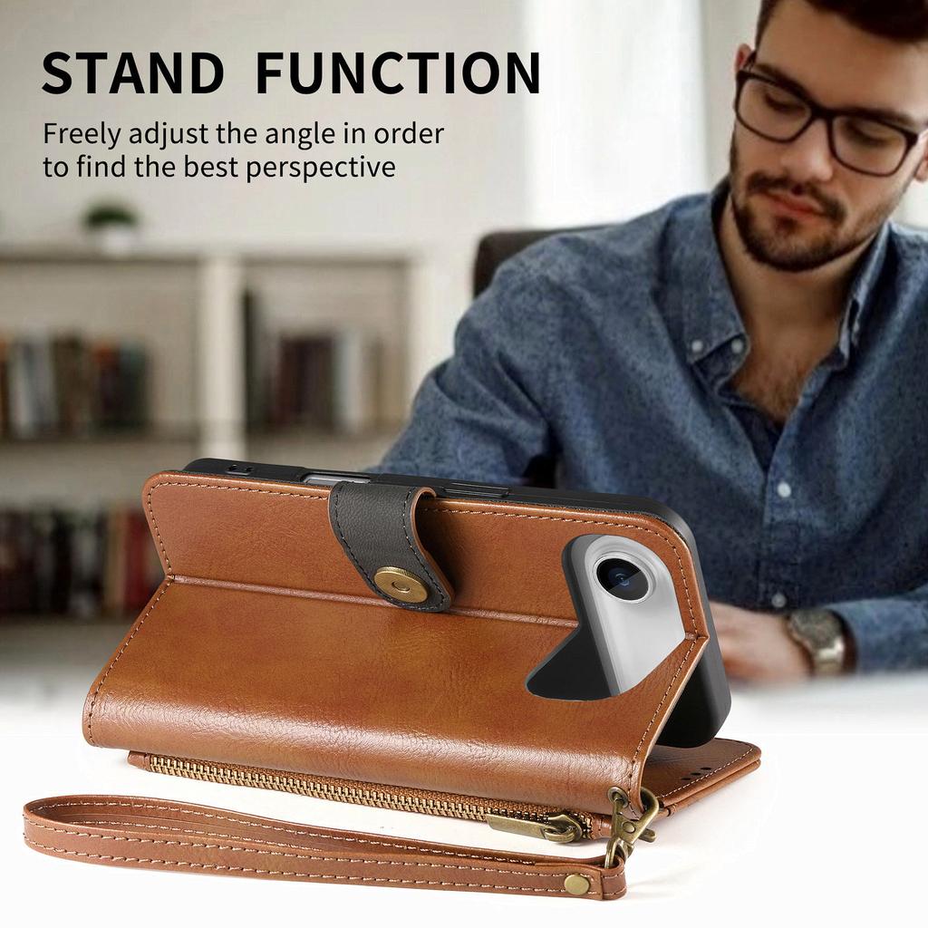 Color Blocking Luxury Magnetic Cards Solt Wallet Leather Phone Case for iPhone 17 Pro Max 16 Plus 15 14 17 Air Strap Flip Cover