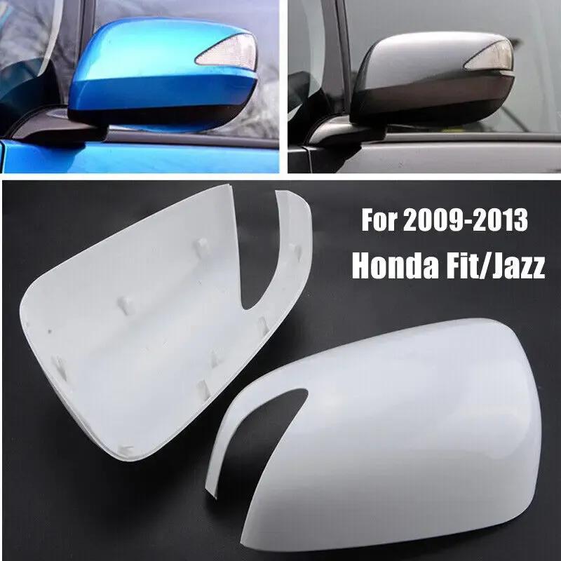 Для Honda FIT JAZZ 2009-2013 Автомобильная Замена Накладка Колпачок Зеркала Заднего Вида Бокового Зеркала Внешняя Накладка Корпуса Дверного Зеркала