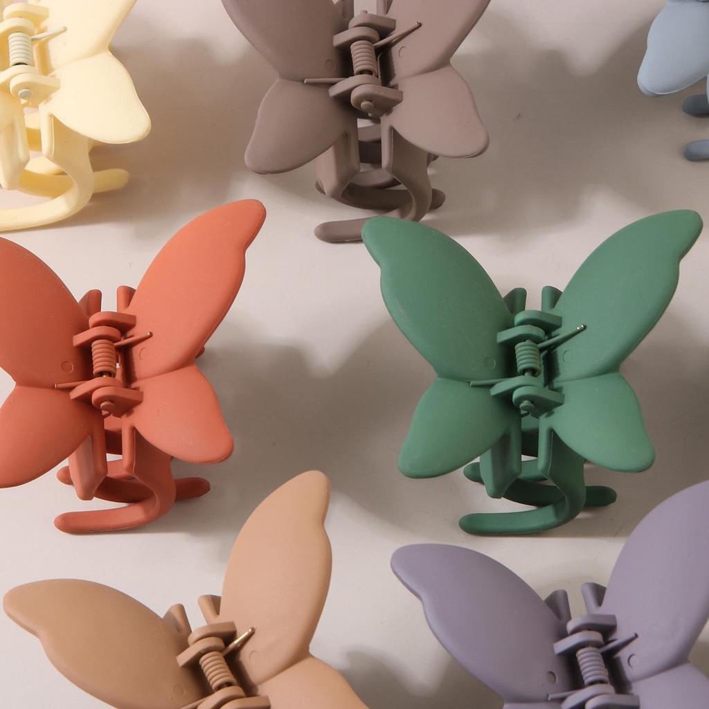 Matte Butterfly Claw Clip for Hair Bun and High Ponytail