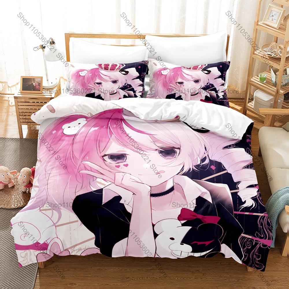 Saving 80000 Gold in Another World 3PCS Bedding Set Anime Print Soft Microfiber Duvet Cover Pillowcase