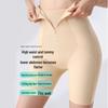 High Waist Black Body Shaping Pants with Zipper Abdomen Control for Postpartum and Tummy Support